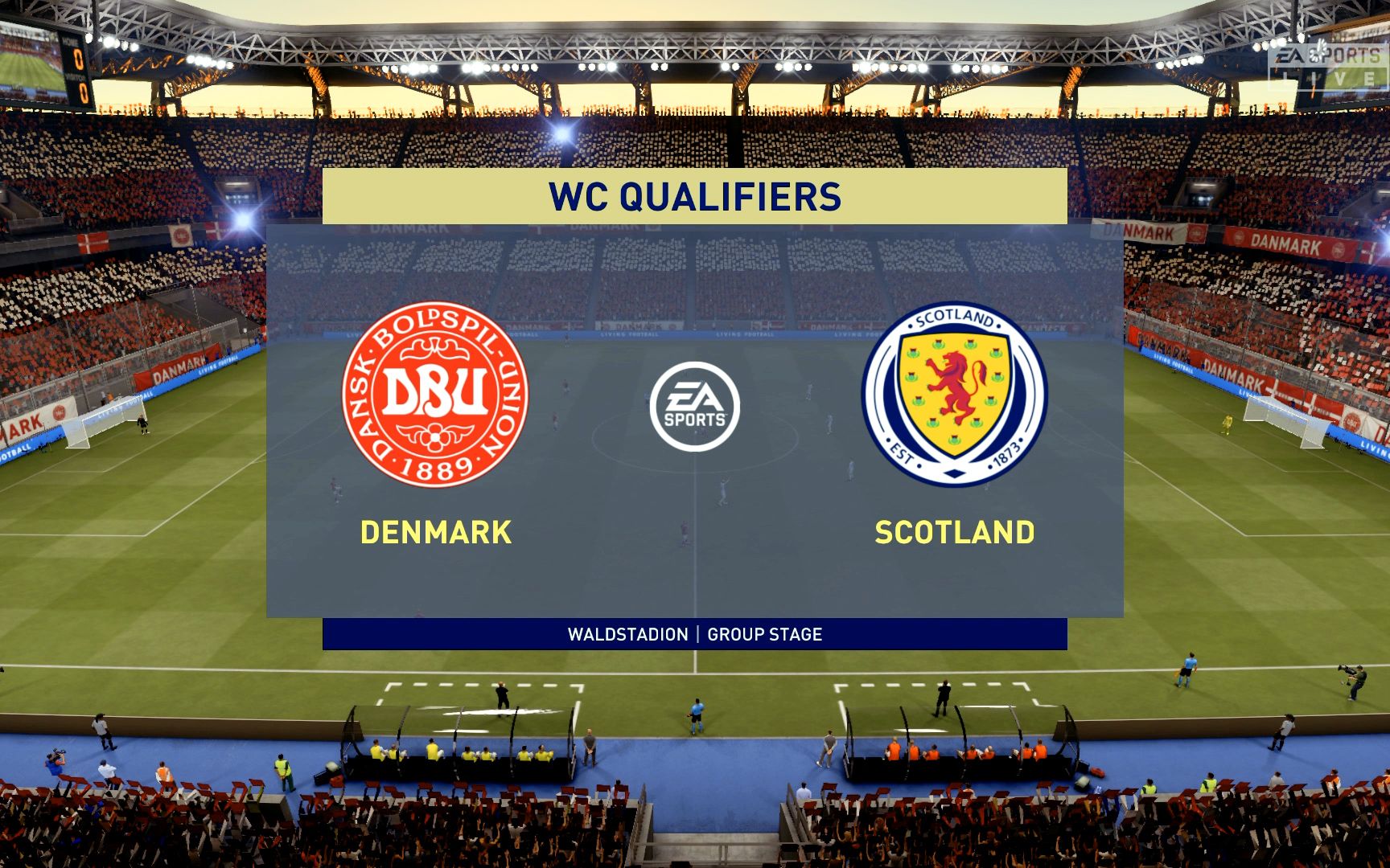 丹麦客场取胜苏格兰，积分榜第二